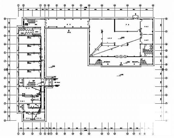 科技公司员工3层砖混结构宿舍楼电气设计CAD图纸(防雷接地系统等) - 4