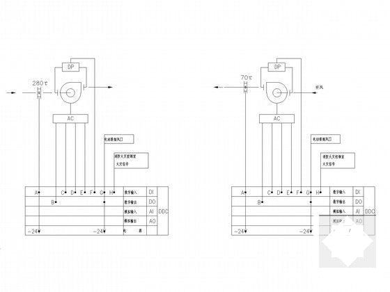 32层商业住宅楼暖通空调设计CAD施工图纸(正压送风系统) - 5