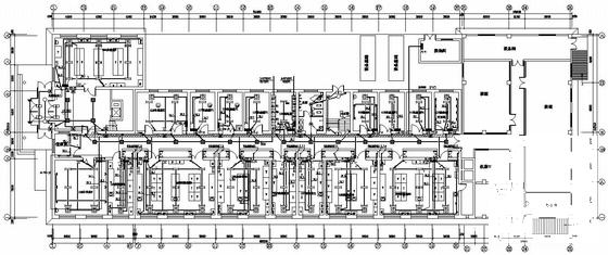 大学地上5层实验楼电气设计CAD图纸（三级负荷）(防雷接地系统) - 1