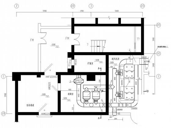 高层办公楼VRV空调通风排烟及人防设计CAD施工图纸 - 3