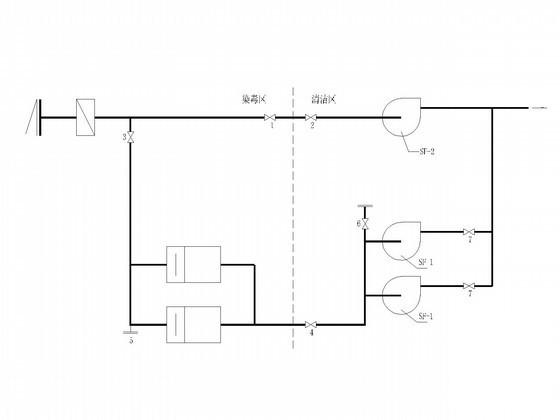 高层办公楼VRV空调通风排烟及人防设计CAD施工图纸 - 4