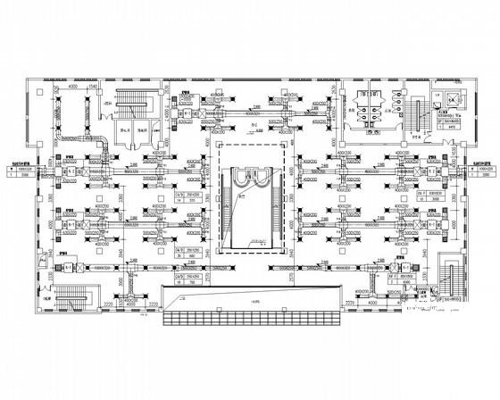 8层办公楼通风空调排烟系统设计CAD施工图纸（大样图纸多） - 4