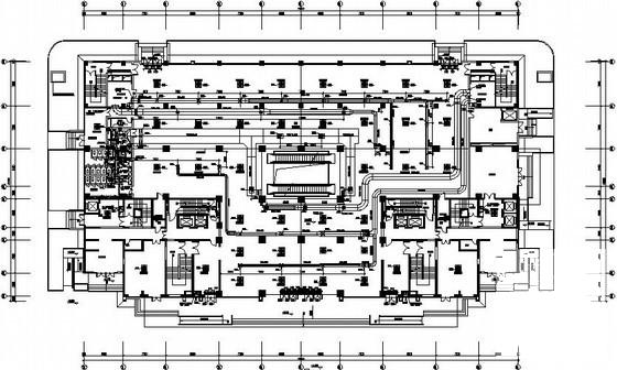 20层商业综合体暖通空调设计CAD施工图纸(系统原理图) - 1