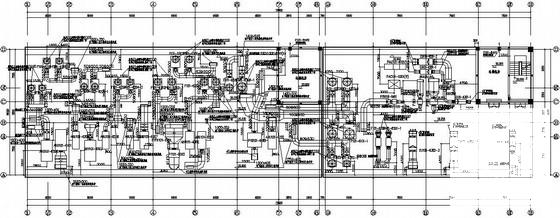 3层医药厂房暖通空调设计CAD施工图纸(平面布置图) - 2