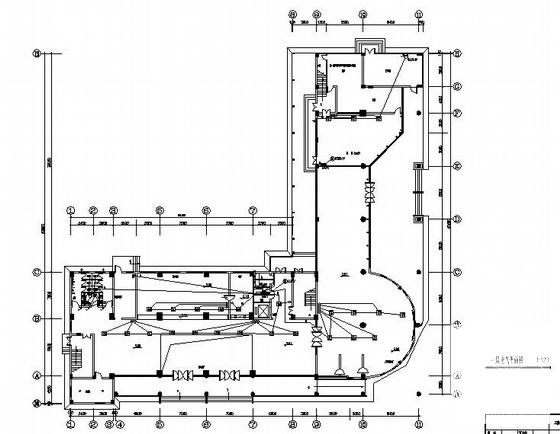 8层管理局8层办公楼空调配电CAD图纸 - 1