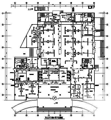 高层办公大厦暖通空调设计CAD施工图纸（人防工程）(空气处理机) - 2