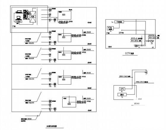 10层办公楼智能化弱电系统CAD图纸 - 1