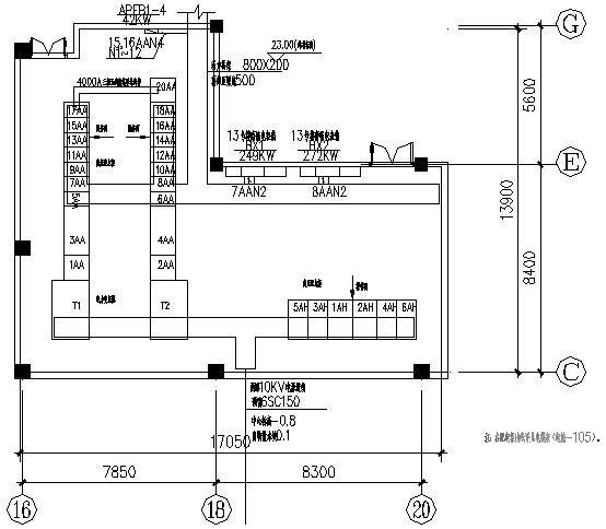 26层商业办公楼强电设计CAD图纸(火灾报警系统) - 1