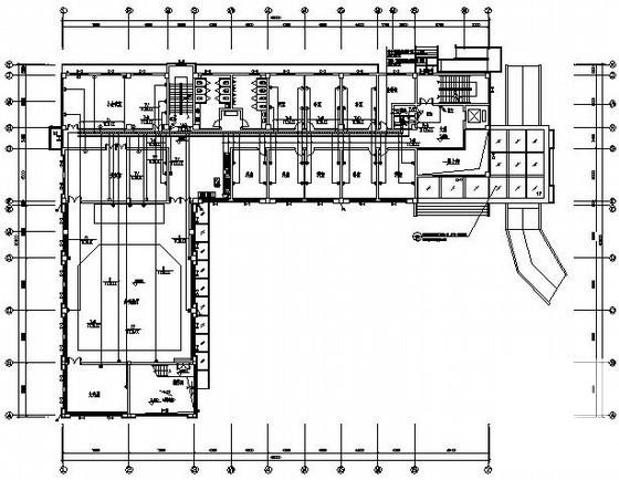 5层污水处理公司综合办公楼弱电CAD图纸 - 1