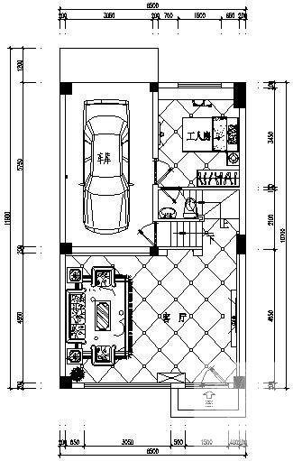地上4层别墅楼电气CAD施工图纸（二级负荷） - 3