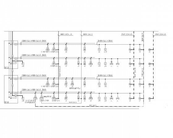 大型高层办公楼地下车库弱电系统CAD施工图纸 - 4