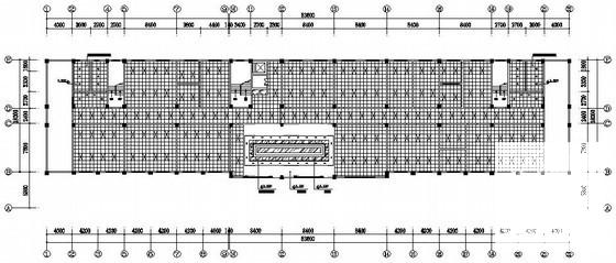 4层办公楼装修设计电气部分CAD施工图纸(建筑平面图) - 3