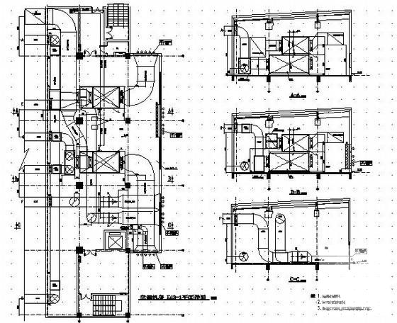 ]体育中心游泳馆采暖通风设计CAD施工图纸(水系统流程图) - 2