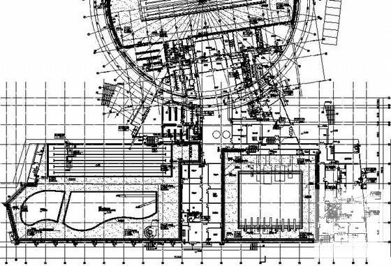 ]体育中心游泳馆采暖通风设计CAD施工图纸(水系统流程图) - 3