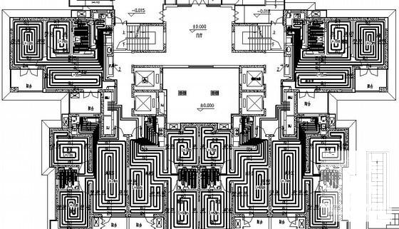 31层高层住宅楼区采暖通风设计CAD施工图纸 - 1