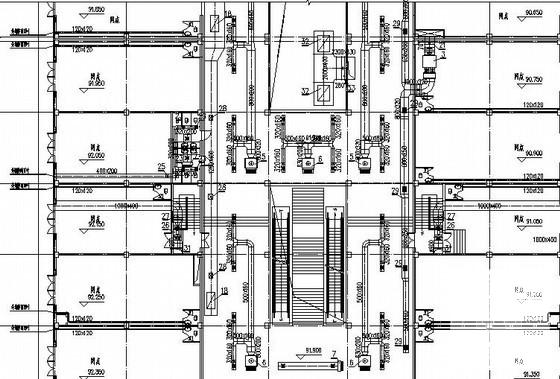 5层商住别墅楼采暖通风设计CAD施工图纸（地面辐射采暖） - 2