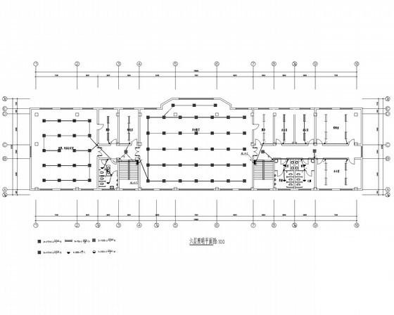 6层办公楼强弱电CAD施工图纸（图纸清晰） - 3