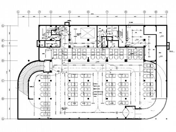 17层办公楼强电、消防CAD施工图纸（大型甲级院） - 3