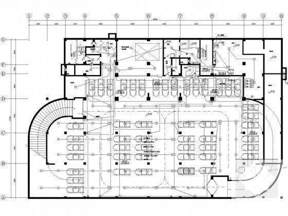 17层办公楼强电、消防CAD施工图纸（大型甲级院） - 4