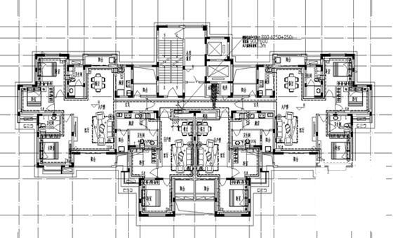 31层高层商业住宅楼采暖通风系统设计CAD施工图纸 - 1