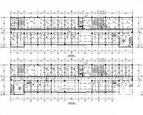 8层行政办公楼强弱电系统设计CAD施工图纸 - 1