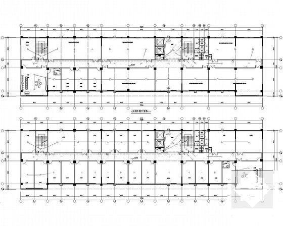 8层行政办公楼强弱电系统设计CAD施工图纸 - 4