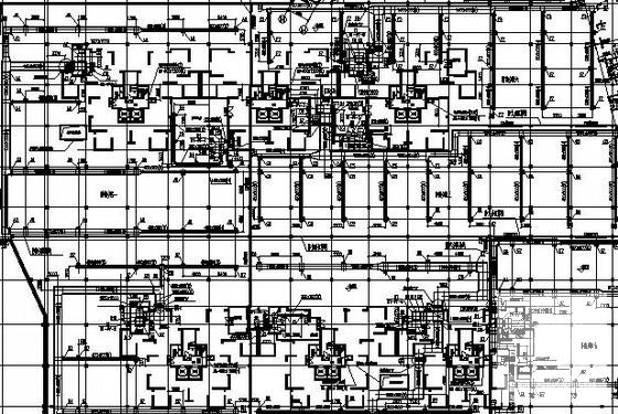 住宅楼通风及防排烟系统暖通CAD施工图纸 - 1