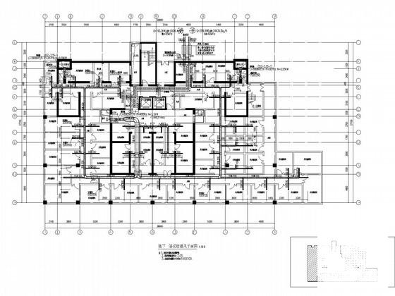 32层高层住宅楼区采暖通风设计CAD施工图纸（负荷计算书） - 2