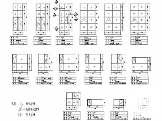 18层办公楼玻璃幕墙方案设计图纸(幕墙热工计算书) - 3