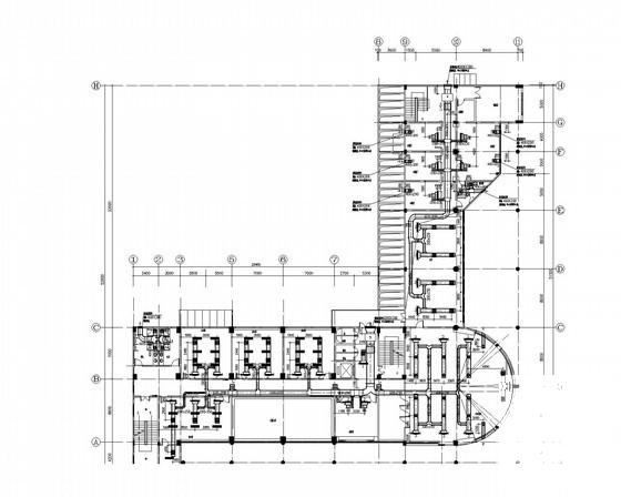 8层综合楼暖通空调通风系统设计CAD施工图纸(全热交换器) - 1