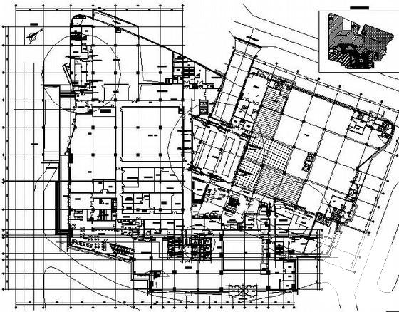 24层五星级酒店室内气体消防CAD施工图纸 - 1