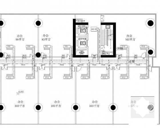 超高层办公楼暖通空调及通风排烟系统设计CAD施工图纸 - 4