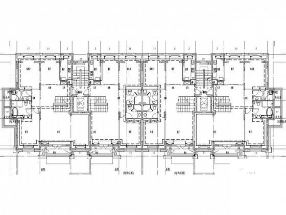 小区多层小高层住宅楼供暖通风CAD施工图纸 - 4