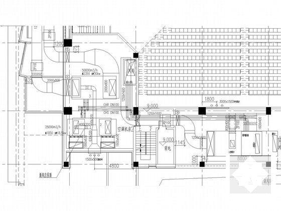 大学体育馆空调暖通空调系统设计CAD施工图纸（大院设计地源热泵） - 4