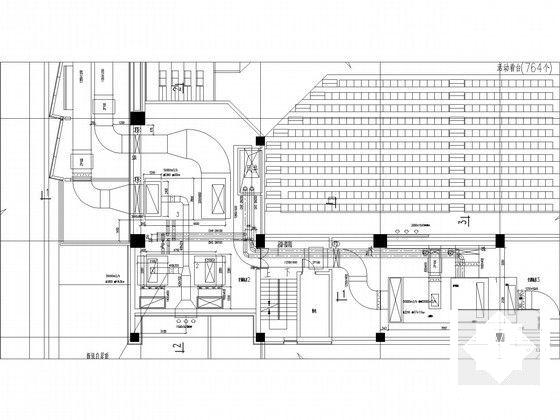 大学体育馆空调暖通空调系统设计CAD施工图纸（大院设计地源热泵） - 5