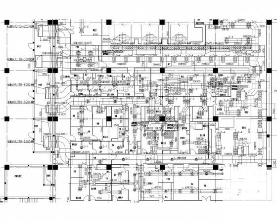 大型生产厂房暖通空调系统设计CAD施工图纸（流程图纸多） - 1