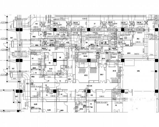 大型生产厂房暖通空调系统设计CAD施工图纸（流程图纸多） - 2