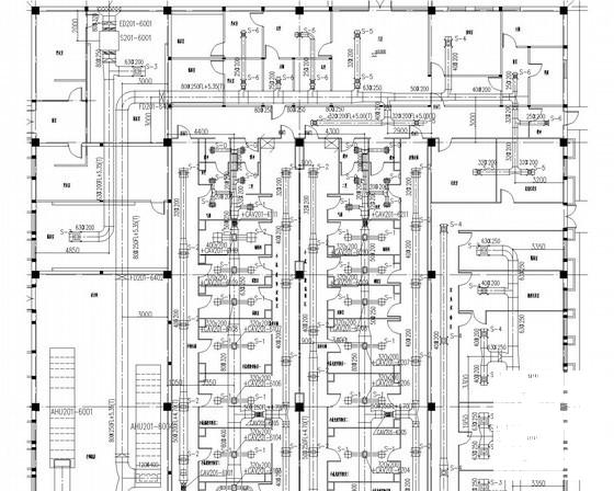 厂房建筑暖通空调系统设计CAD施工图纸（控制点流程图纸） - 1
