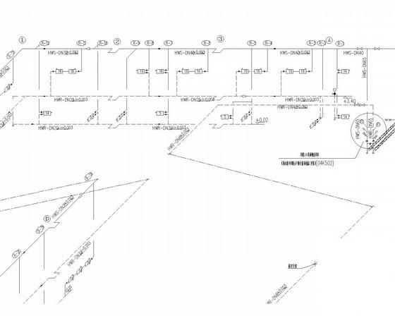 厂房建筑暖通空调系统设计CAD施工图纸（控制点流程图纸） - 3