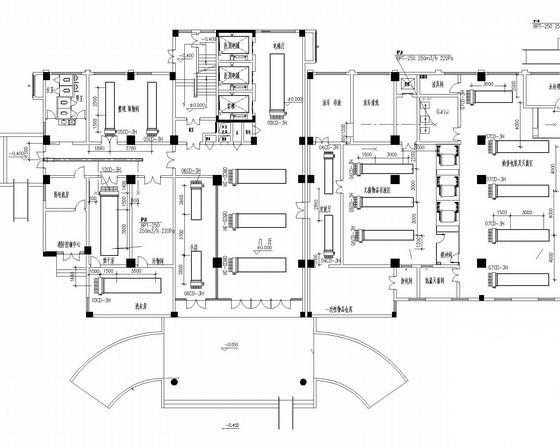 医院外科大楼暖通空调通风排烟系统CAD施工图纸（空气源热泵） - 1