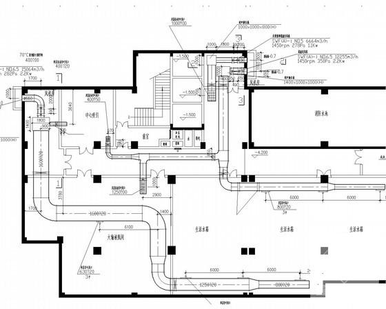 医院外科大楼暖通空调通风排烟系统CAD施工图纸（空气源热泵） - 2