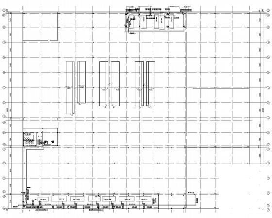 生产厂房及动力站暖通空调系统设计CAD施工图纸（工冷却水系统高压微雾加湿系统） - 1