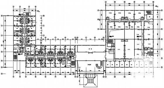 地上4层酒店电气CAD施工图纸（二级负荷） - 2