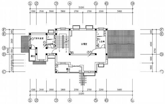 3层专家办公楼电气CAD施工图纸（三级负荷） - 1