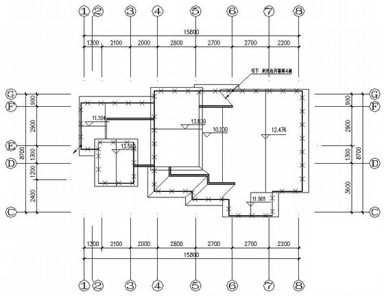 3层专家办公楼电气CAD施工图纸（三级负荷） - 2