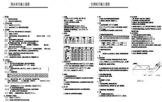 国际大酒店热水与空调设计CAD图纸 - 1