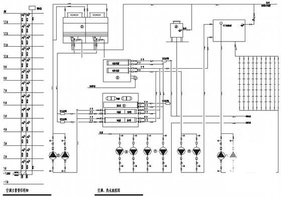 国际大酒店热水与空调设计CAD图纸 - 2