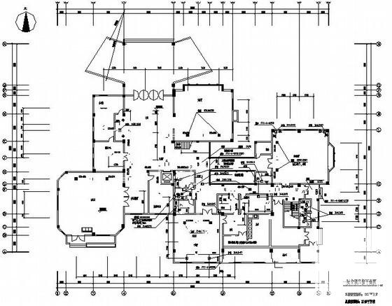 大酒店贵宾楼空调施工设计CAD图纸 - 1