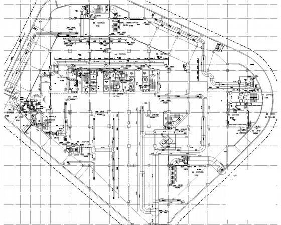 超高层综合建筑暖通空调通风防排烟系统CAD施工图纸（著名设计院含人防、换热站） - 3