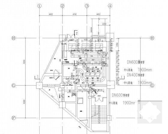 超高层综合建筑暖通空调通风防排烟系统CAD施工图纸（著名设计院含人防、换热站） - 4